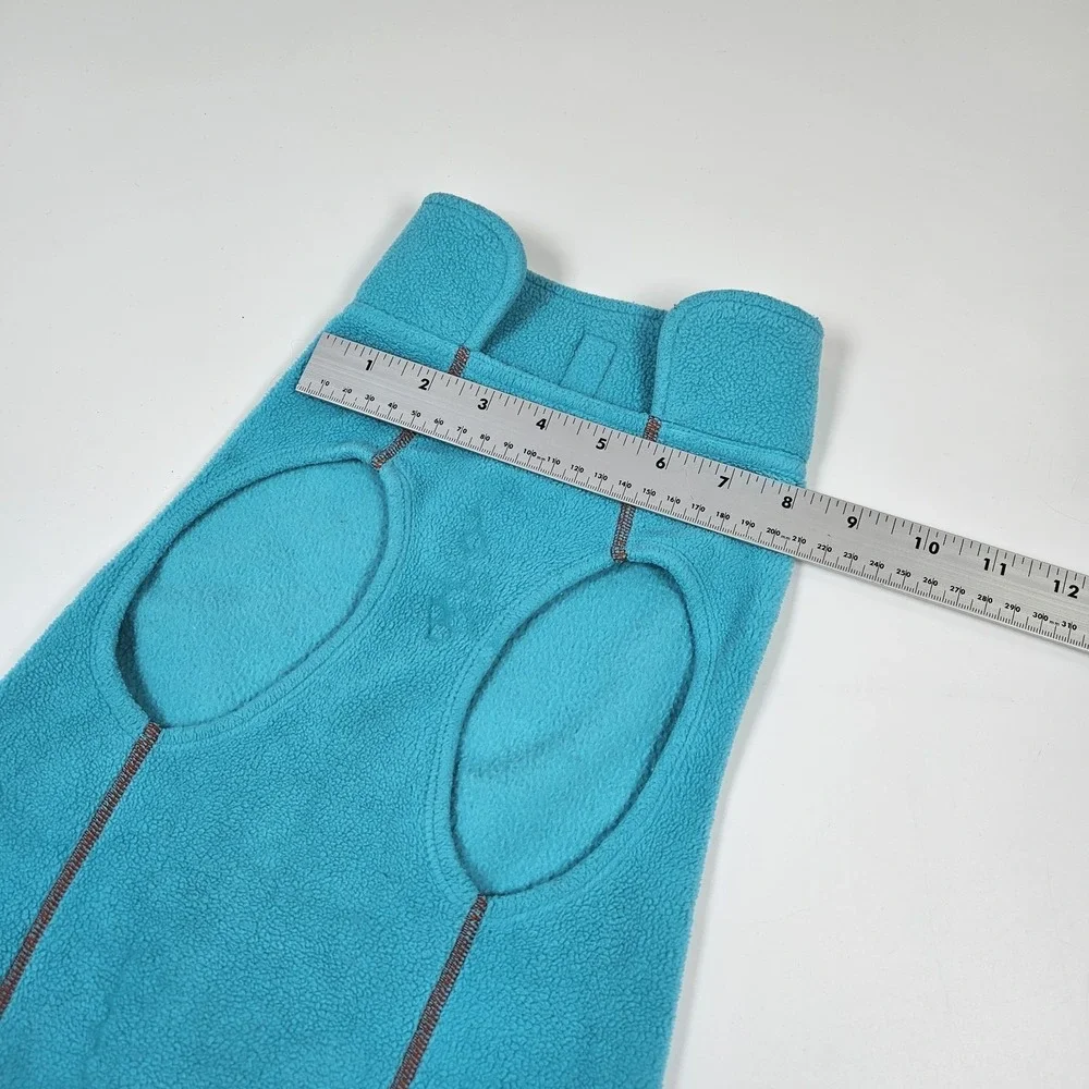 RC Pet Products Dog Vest Treat Tote Teal Orange Fleece Pullover Warm Bundle Coat